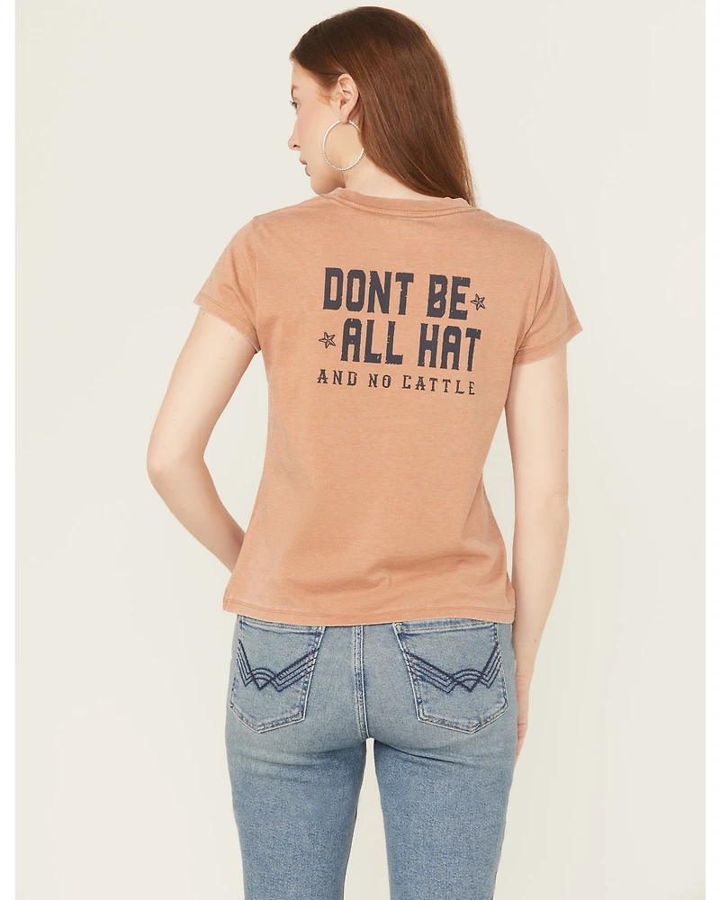 Idyllwind Women's Don't Be All Hat Short Sleeve Graphic Tee
