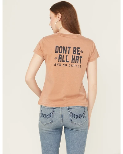 Idyllwind Women's Don't Be All Hat Short Sleeve Graphic Tee