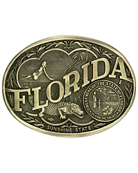 Montana Silversmiths Florida State Belt Buckle