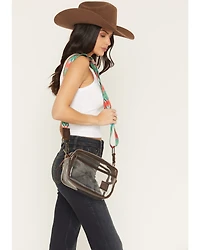 STS Ranchwear by Carroll Women's Lucy Clear Stadium Crossbody Bag