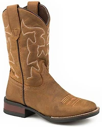 Roper Boys' Crazy Horse Western Boots - Square Toe