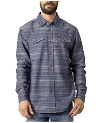 Kimes Ranch Men's Ortega Southwestern Striped Print Long Sleeve Button-Down Western Shirt