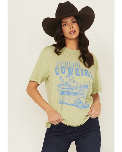 Blended Women's Coastal Cowgirl Short Sleeve Graphic Tee