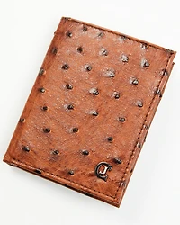 Cody James Black 1978™ Men's Dawson Exotic Full-Quill Ostrich Bifold Wallet