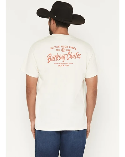 Buck Chutes Men's Up Short Sleeve Graphic T-Shirt