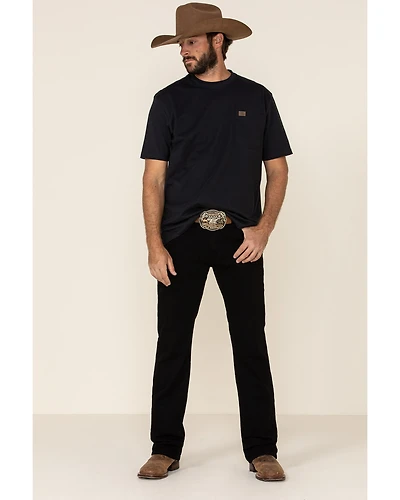 Ariat Men's Black Legacy Stretch Stackable Slim Straight Jeans