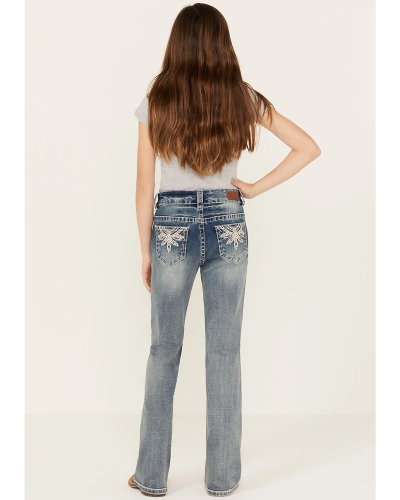Shyanne Girls' Floral Dreamcatcher Bootcut Jeans