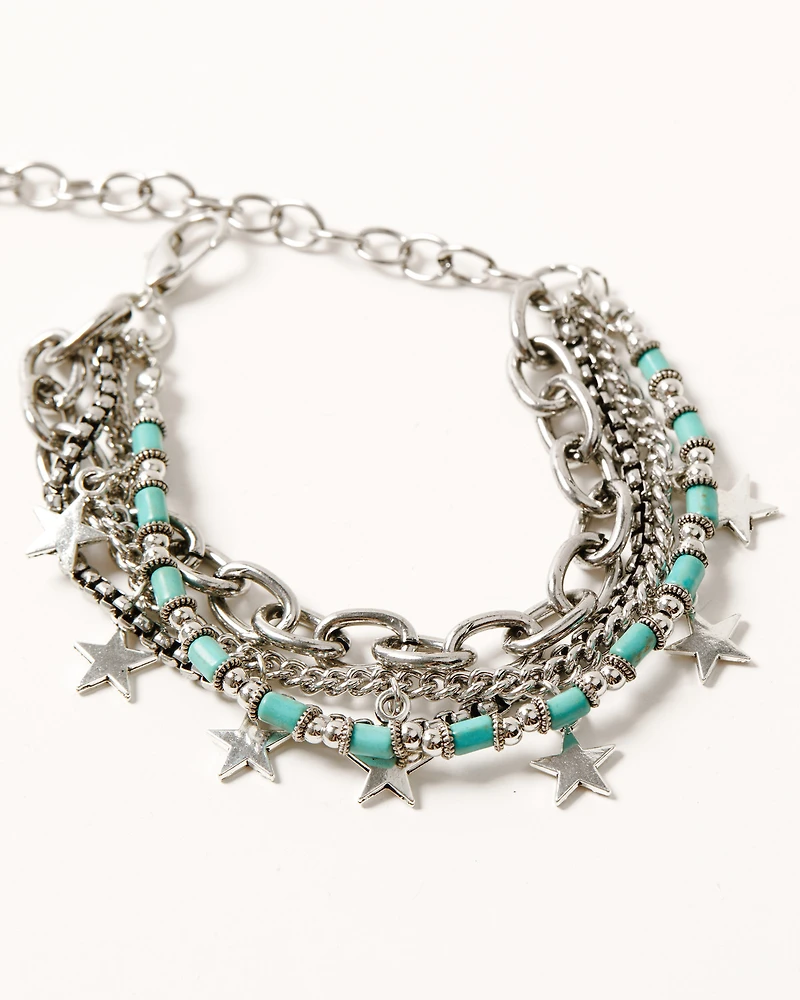 Shyanne Women's Star Layered Bracelet