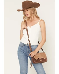 Idyllwind Women's Louanne Suede Western Crossbody Bag