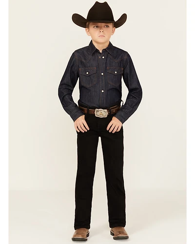 Wrangler Retro Boys' Slim Straight Stretch Denim Jeans