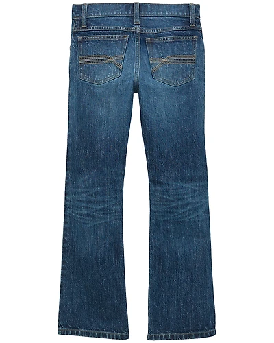 Wrangler 20X Little Boys' Dark Wash Slim Bootcut Stretch Denim Jeans