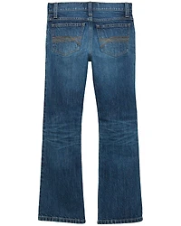 Wrangler 20X Little Boys' Dark Wash Slim Bootcut Stretch Denim Jeans