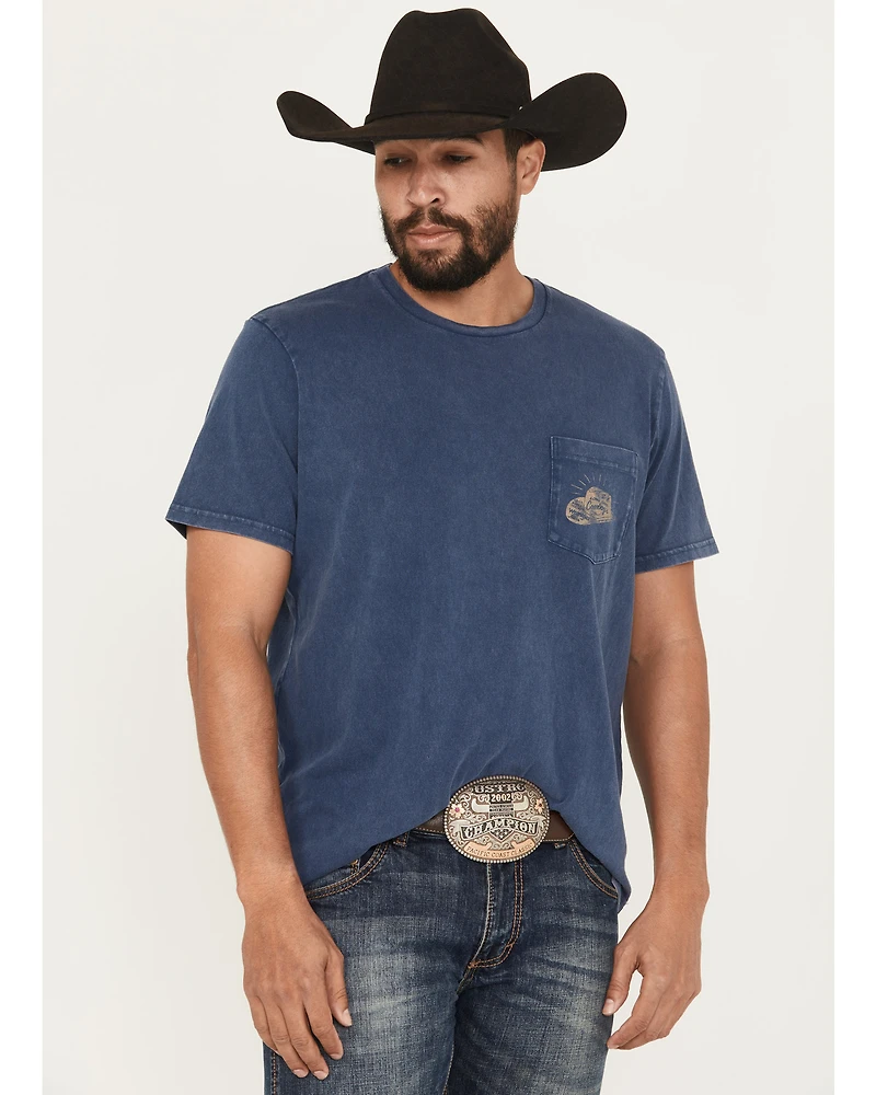 Wrangler Men's Long Live Cowboys Short Sleeve Graphic T-Shirt