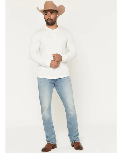 Levi’s Men’s 537 Running Early Light Wash Western Bootcut Stretch Denim Jeans