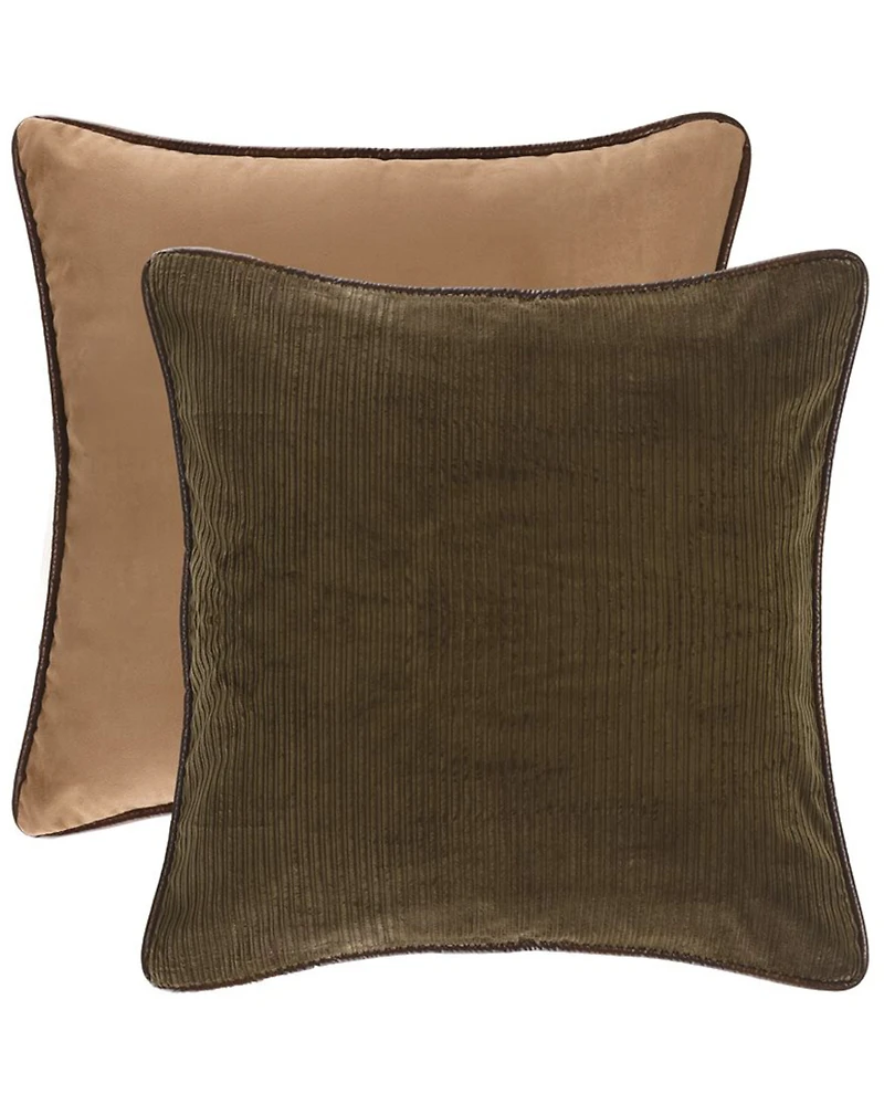 HiEnd Accents Reversible Suede Euro Sham