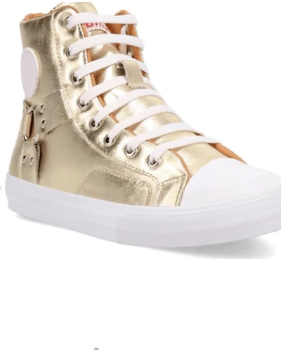 Dingo Women's Knarly Metallic High Top Sneaker