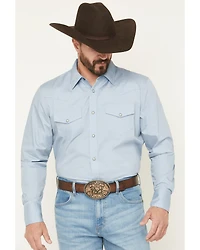 Gibson Trading Co Men's Campfire Solid Long Sleeve Snap Stretch Western Shirt