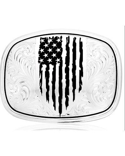 Montana Silversmiths Men's American Made Strength Belt Buckle