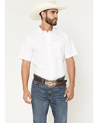 Cody James Men's Basic Twill Short Sleeve Button-Down Stretch Western Shirt