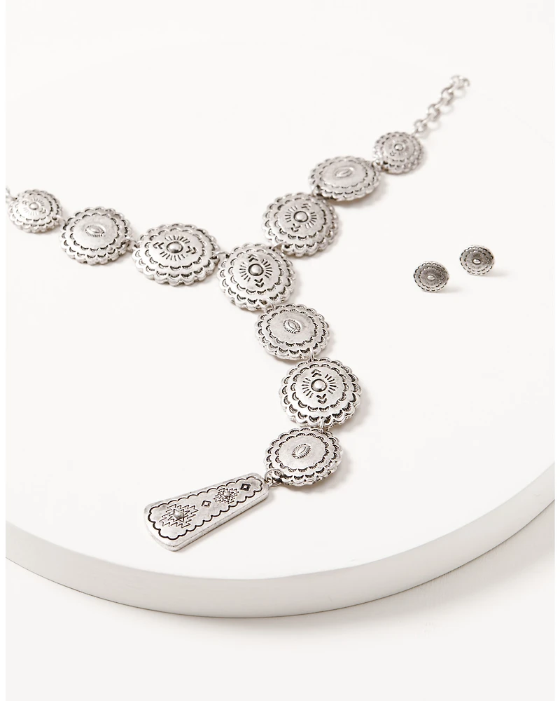 Shyanne Women's Shiloh Ridge Concho Jewelry Set - 2 Piece