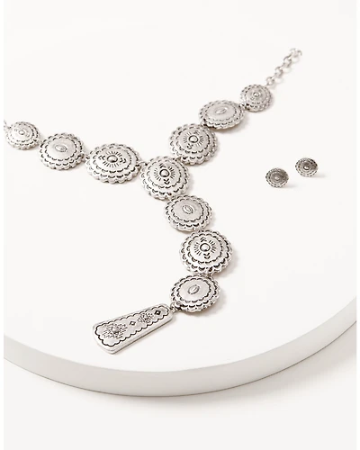 Shyanne Women's Shiloh Ridge Concho Jewelry Set - 2 Piece