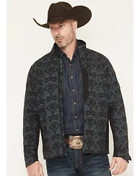 RANK 45® Men's Aries Tonal Southwestern Softshell Jacket