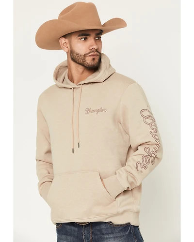 Wrangler Men's Logo Graphic Hooded Sweatshirt