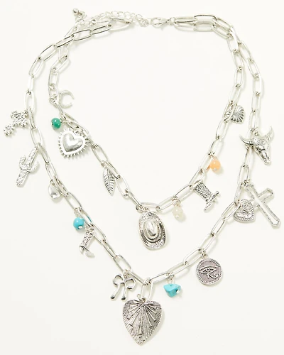 Shyanne Women's Charm Layered Necklace