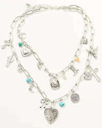Shyanne Women's Charm Layered Necklace