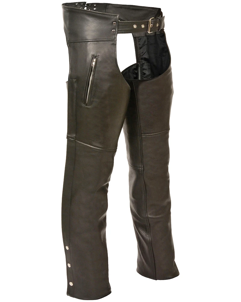 Milwaukee Leather Men's Zippered Thigh Pocket Chaps