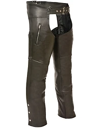 Milwaukee Leather Men's Zippered Thigh Pocket Chaps