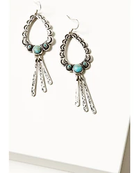 Idyllwind Women's Bellafonte Teardrop Scalloped Earrings