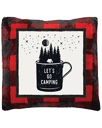 Carstens Home Red Buffalo Plaid Camping Rustic Throw Pillow