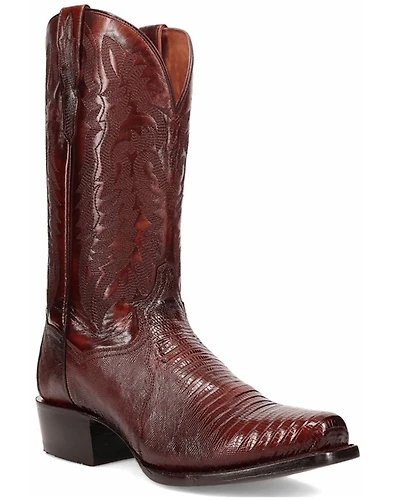 Dan Post Men's Ringold Exotic Teju Lizard Western Boots - Square Toe