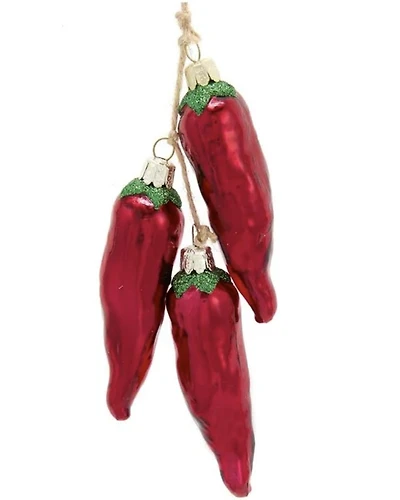 Kurt Adler Noble Gems™ Red Chili Ristra Ornament