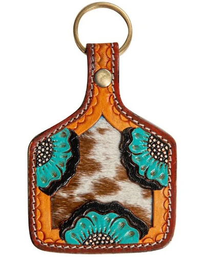 Myra Bag Women's Glory Of The Morning Hand-Tooled Key Fob
