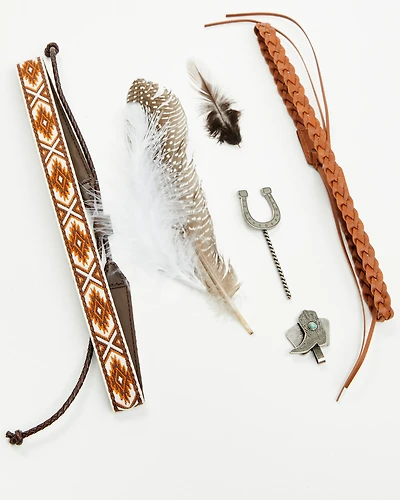 Boot Barn Southwestern Western Hat Accessory Set