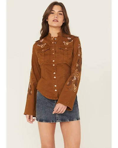 Wrangler X Lainey Wilson Women's Wildflower Embroidered Jacket