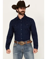 Wrangler Retro Men's Printed Long Sleeve Snap Western Shirt