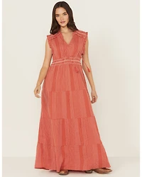 Ariat Women's Sunset Set Of Mind Sleeveless Maxi Dress