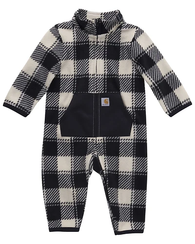 Carhartt Infant Boys' Plaid Print Long Sleeve Onesie