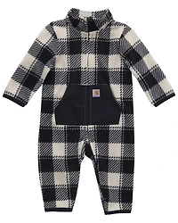 Carhartt Infant Boys' Plaid Print Long Sleeve Onesie