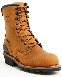 Hawx Men's 9" Logger Lace-Up Waterproof Work Boot - Composite Toe