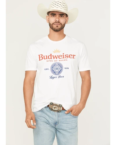 Buckwear Men's Budweiser Short Sleeve Graphic T-Shirt