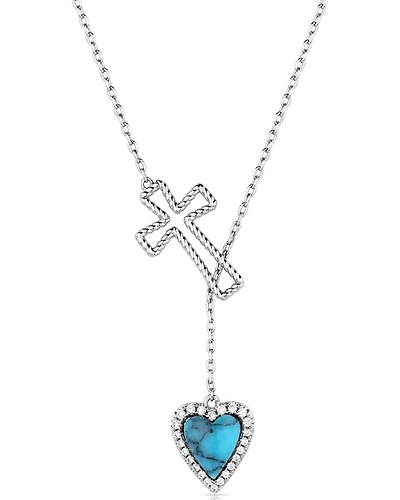 Montana Silversmiths Women's Anchored In Love and Faith Necklace