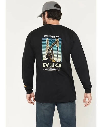 Benchmark FR Men's EV Juice Long Sleeve Graphic Work T-Shirt