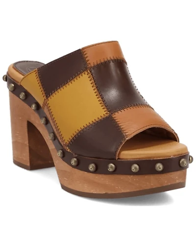 Dingo Women's Mosaic Wooden Sandals