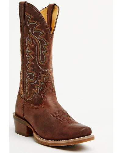 Justin Men's Cowboy Town Bay Western Boots - Square Toe