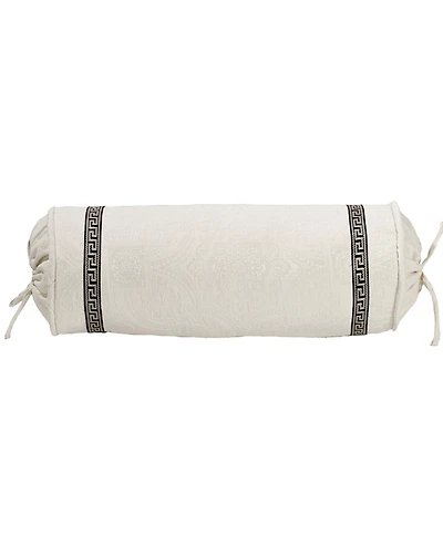 HiEnd Accent White Augusta Matelasse Neckroll Pillow