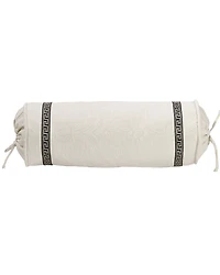 HiEnd Accent White Augusta Matelasse Neckroll Pillow